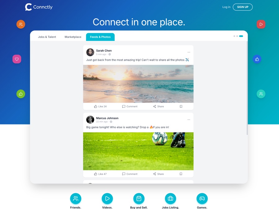 Connctly product screenshot